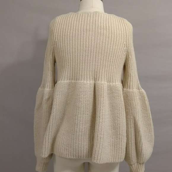 Mes Demoiselles Paris Luxury Designer Sweater Soft Alpaca Blend French Romantic - Picture 3 of 8